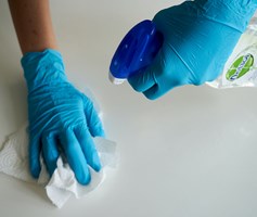 Charles Hope Apartments With Cleaning Supplies