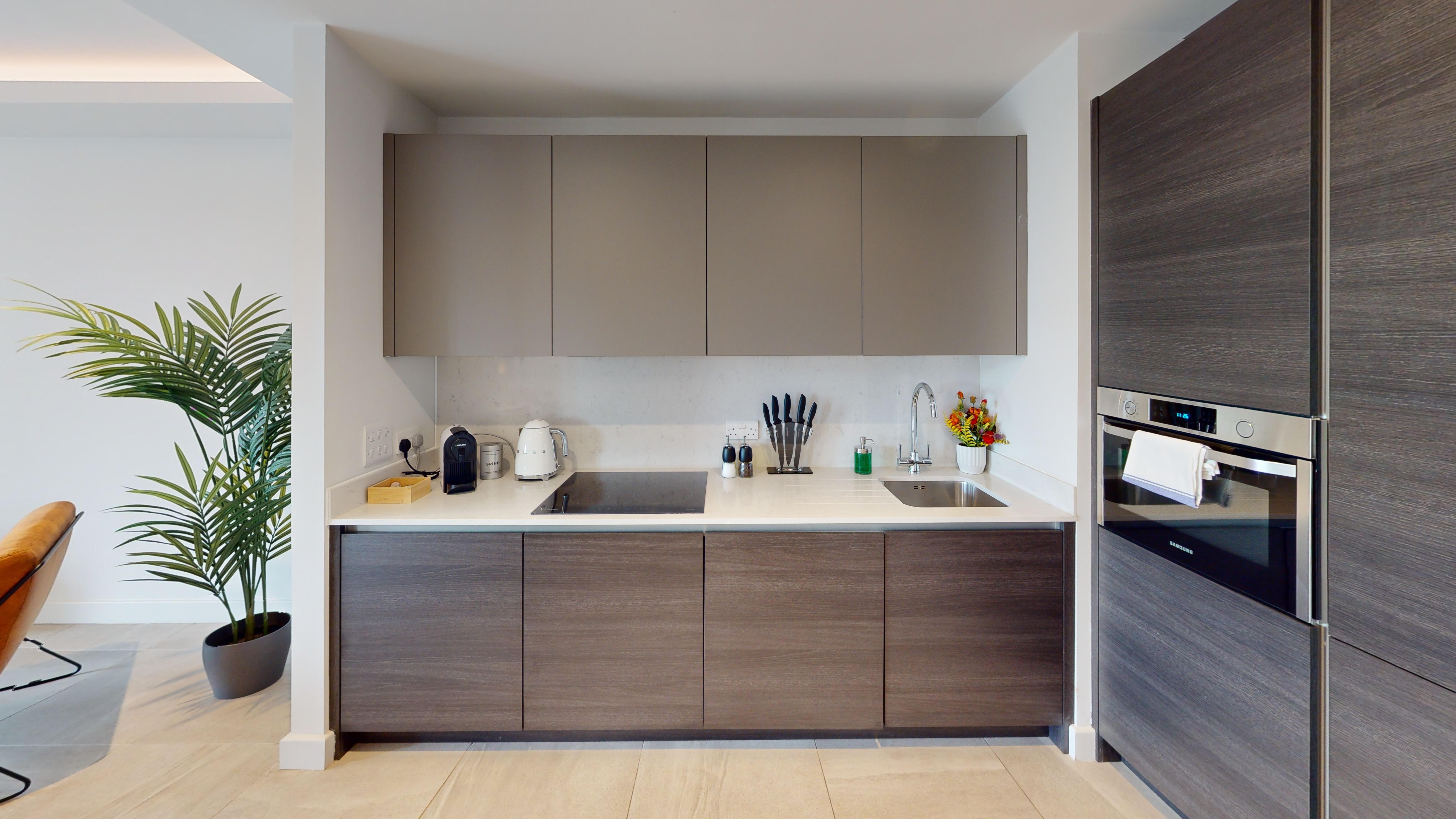 1 Bedroom 1 Bathroom C Kitchen