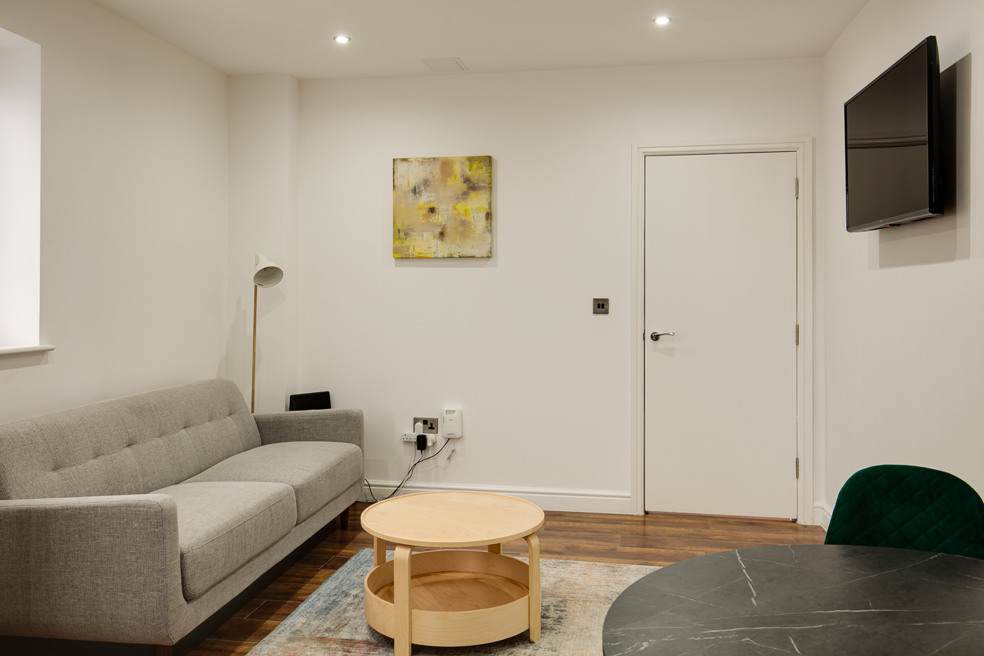 Swindon One Bedroom Executive Serviced Apartment Lounge & TV Area