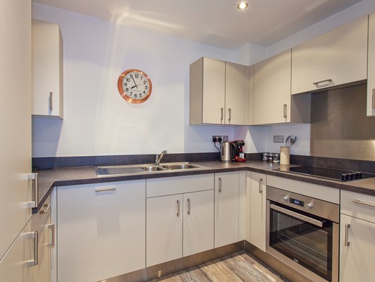 Charles Hope Birmingham City Apartments 1 Bedroom Apartment Kitchen Area.A