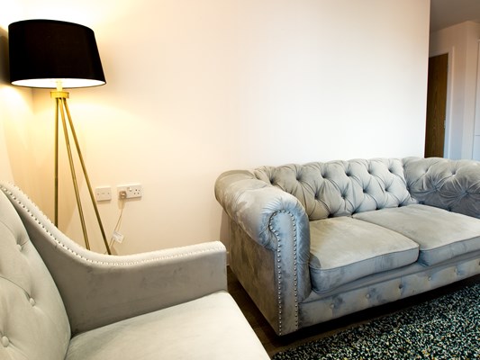 Charles Hope Southampton City Apartments 2 Bedroom Apartment Lounge Area.C 1