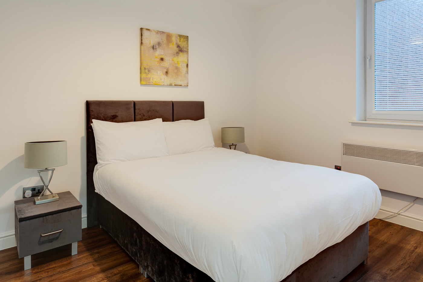 Swindon One Bedroom Shower Only Serviced Apartment Bedroom