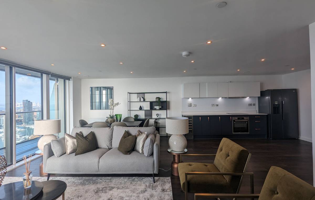 Interior of a Charles Hope serviced apartment