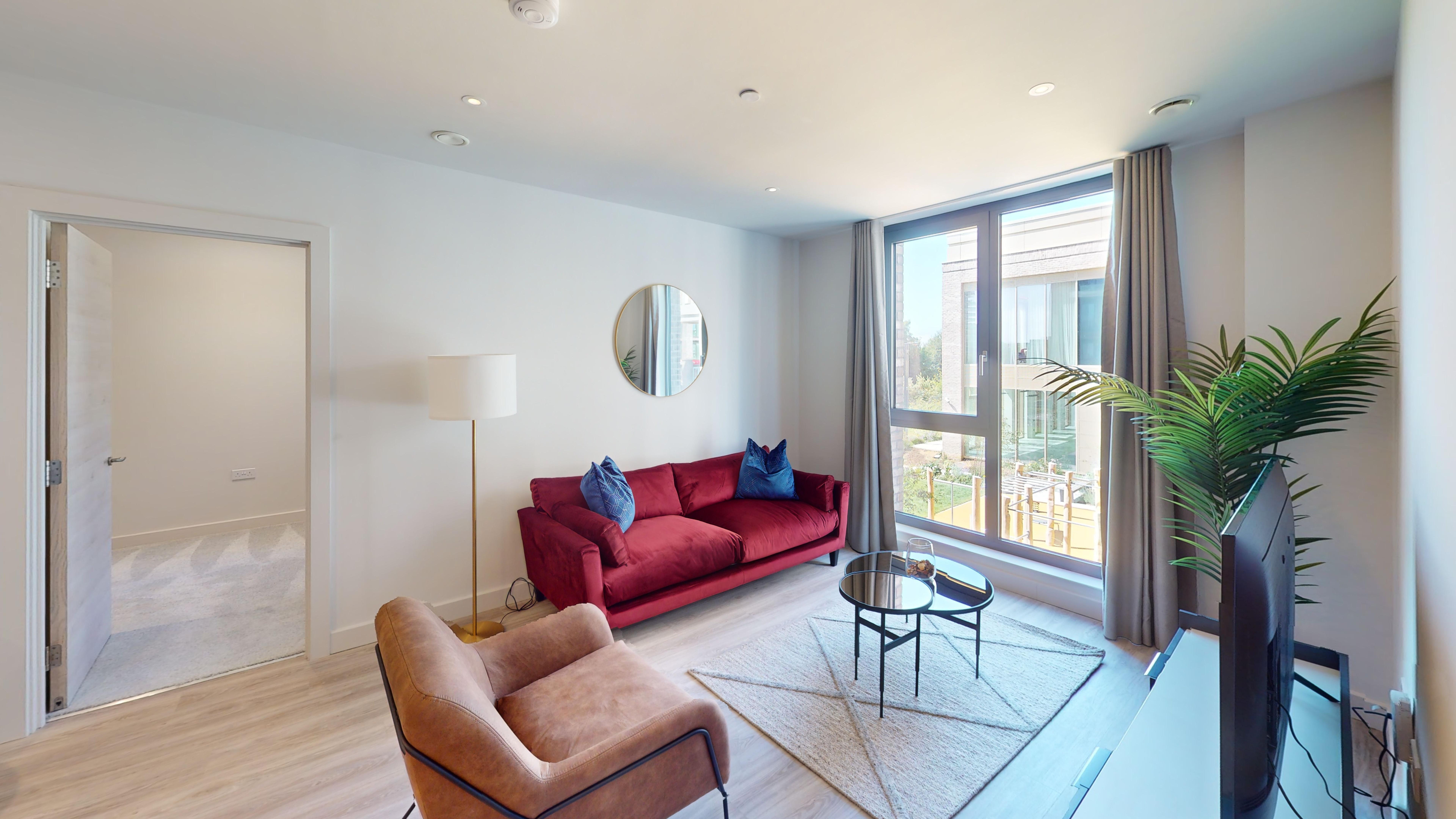 2 Bedroom 2 Bathroom Bath Shower Living Room