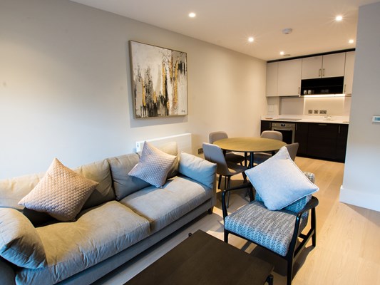 Charles Hope Heathrow North 1 Bedroom Apartment Lounge Diner