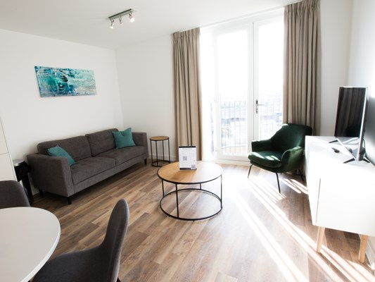 Charles Hope Leicester Studio Apartments 1 And 2 Bedroom Apartment Living Area.F
