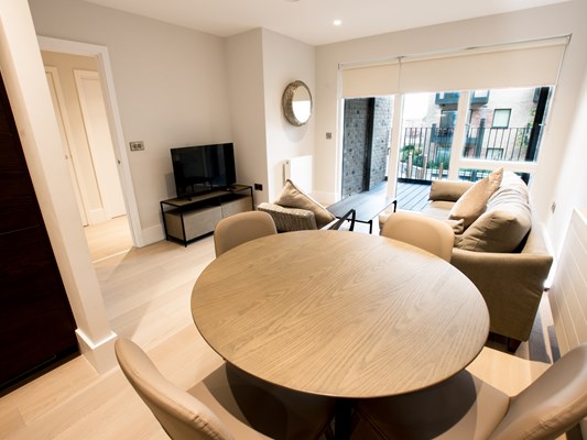 Charles Hope Heathrow North 1 Bedroom Apartment Lounge And Dining Room