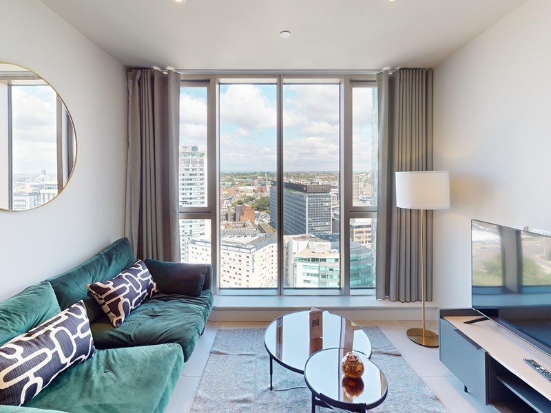 2 Bedroom 2 Bathroom Living Room 1