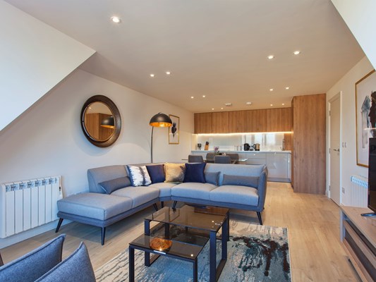 Charles Hope Heathrow South Apartments 2 Bedroom Apartment Lounge Kitchen Diner.A