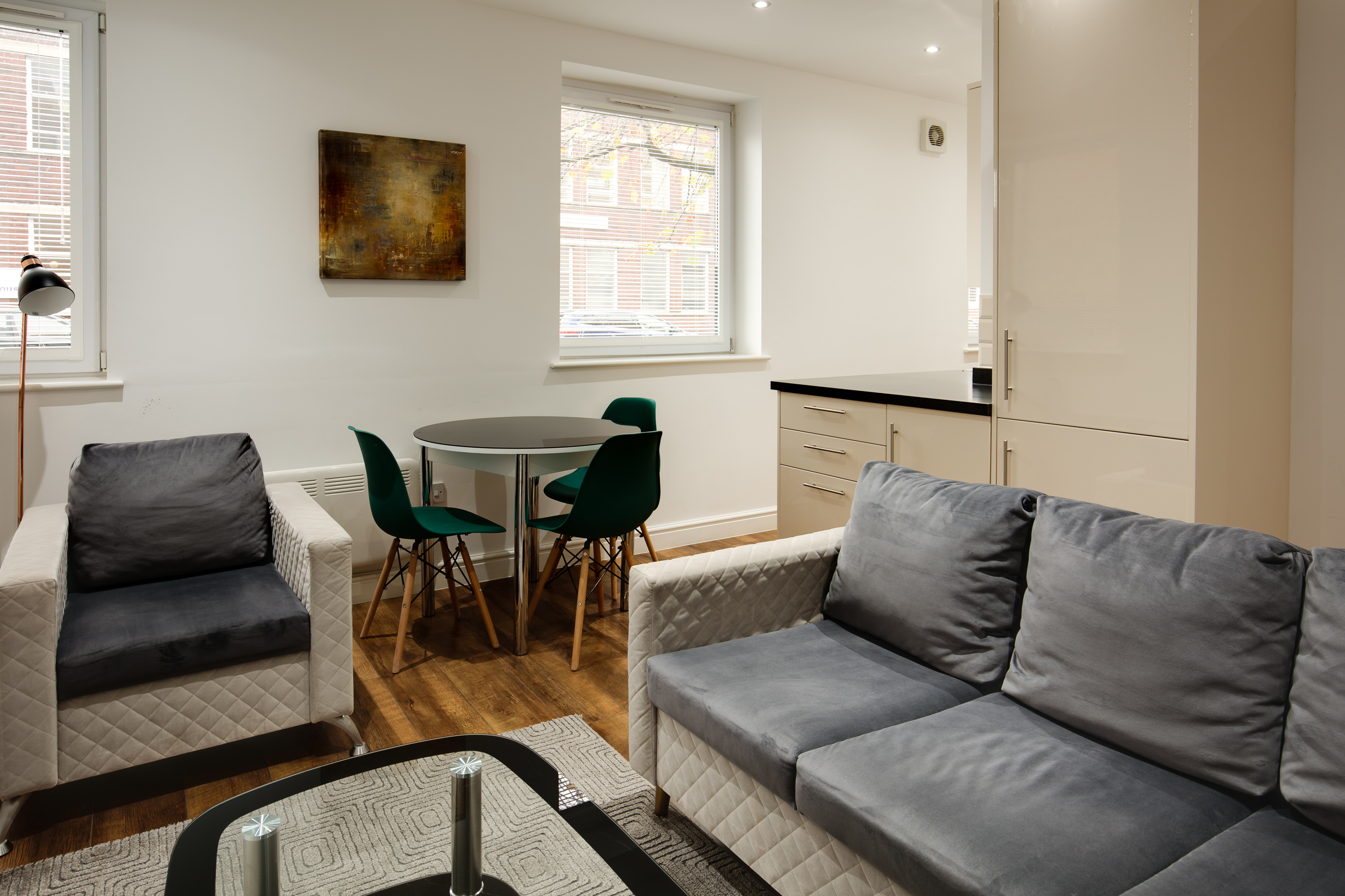 Swindon Two Bedroom Serviced Apartment Lounge Seating