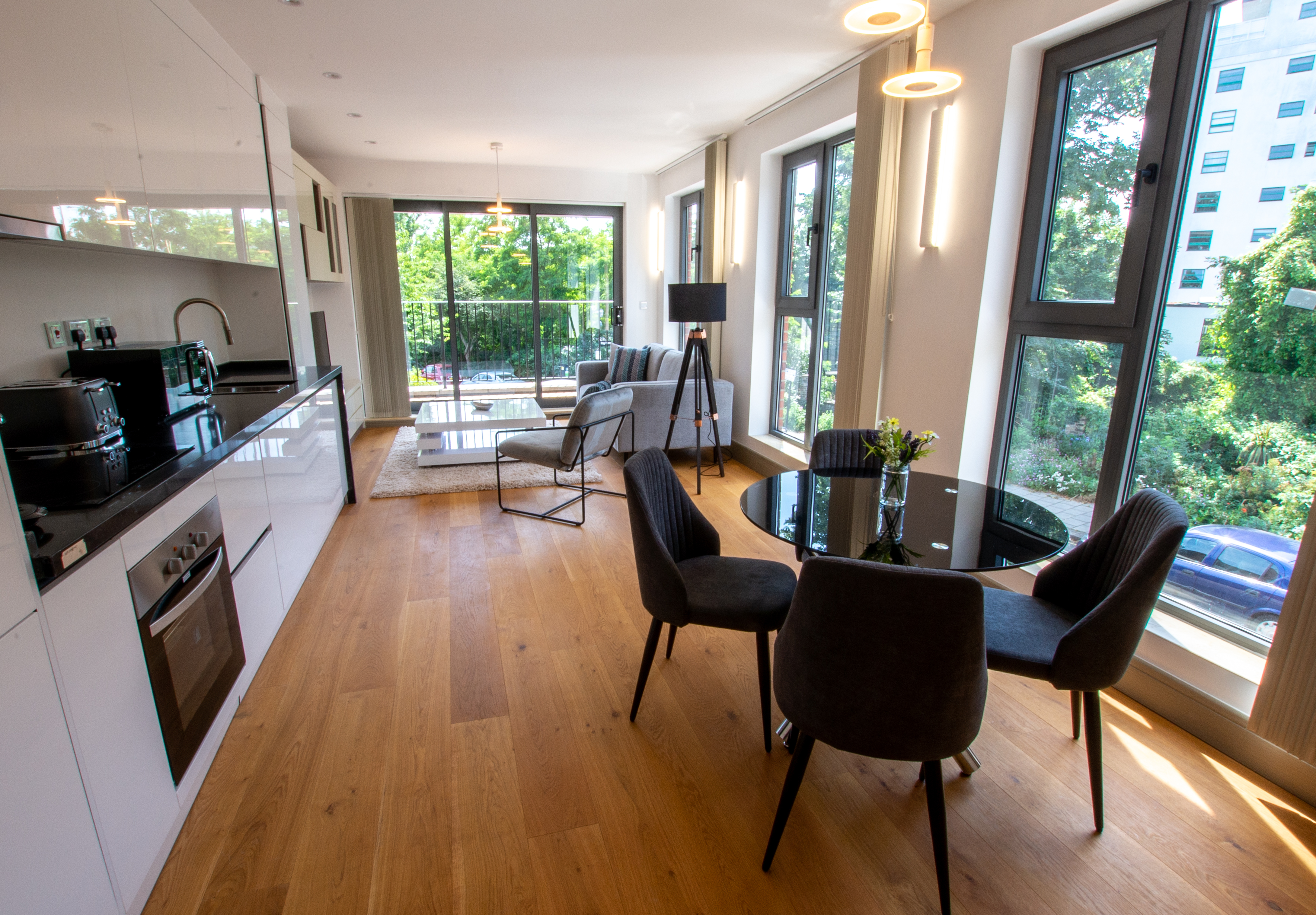 Charles Hope Apartments Kew Bridge 1 Bedroom With Balcony Living Area(3)