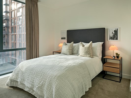 Charles Hope Media City Apartments 2 Bedroom Apartment Bedroom