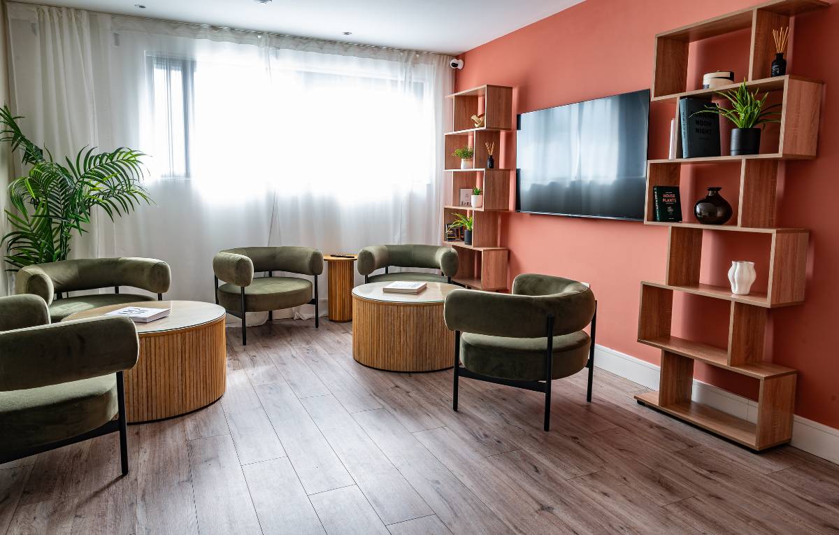 Social space for meetings at Charles Hope Brentford