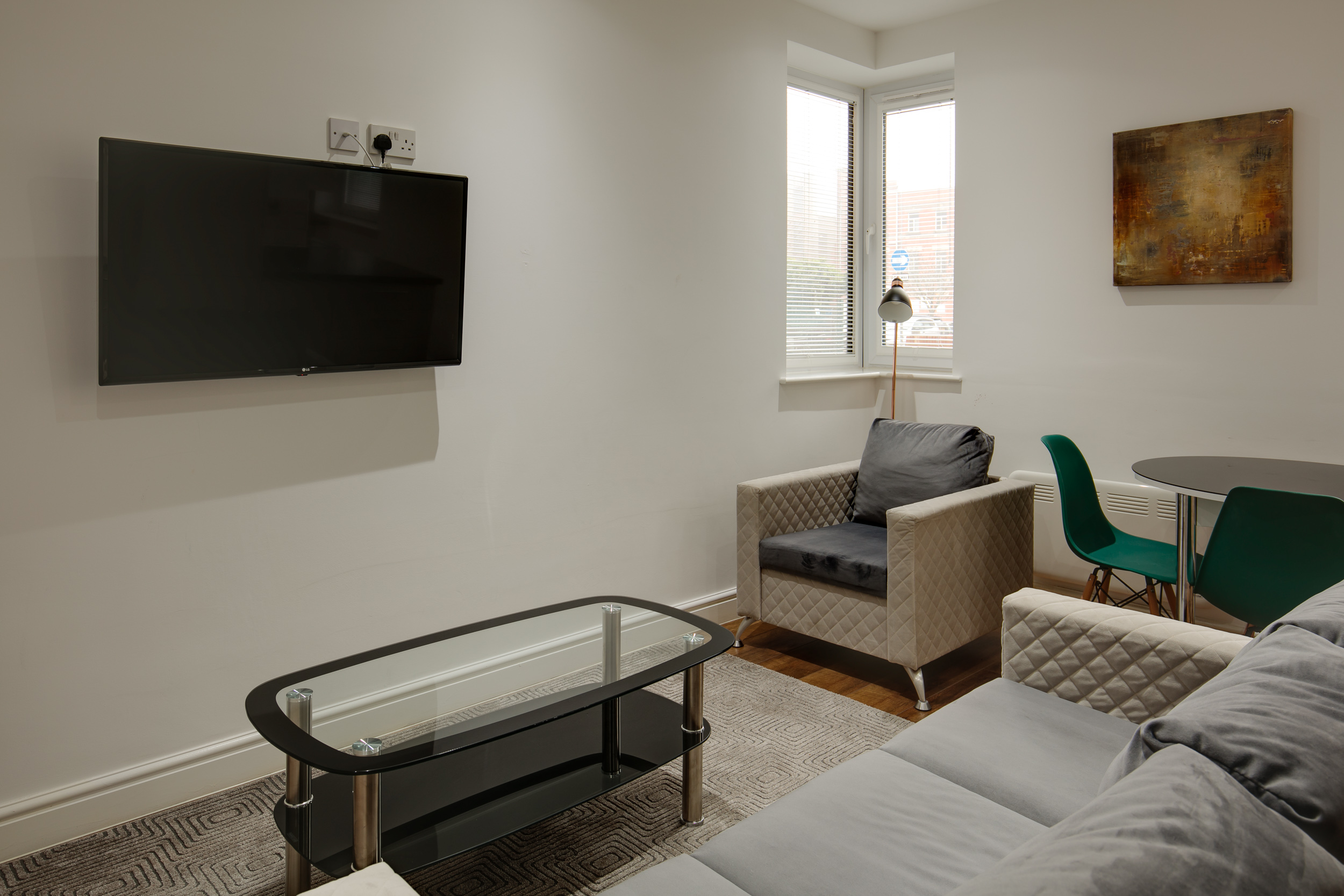 Swindon Two Bedroom Serviced Apartment Lounge Living Area