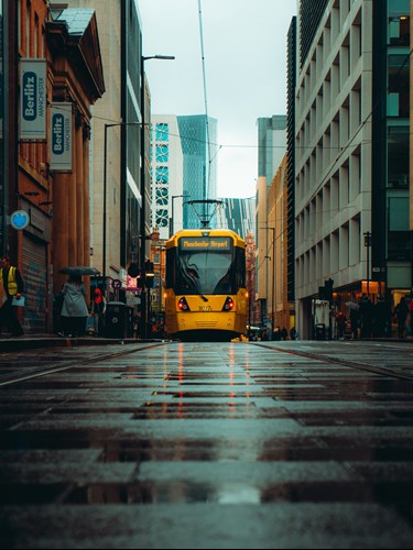 Bus in Manchester