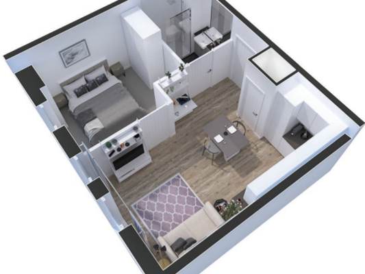 Charles Hope Apartments Reading One Bedroom Apartments Floor Plan