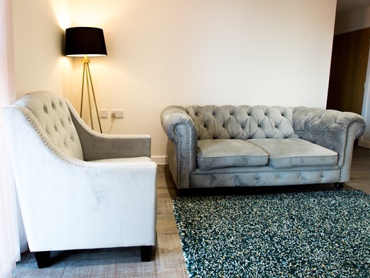 Charles Hope Southampton City Apartments 2 Bedroom Apartment Lounge Area.C