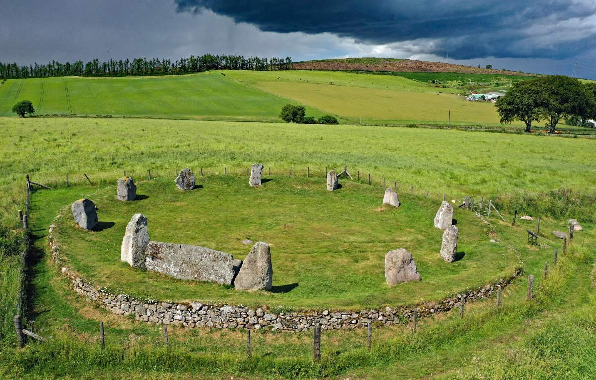 Easter Aquhorthies Stone Circle Aberdeen