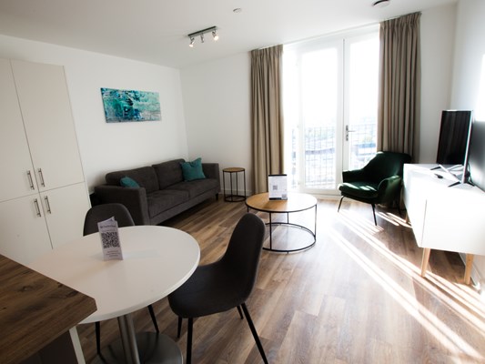 Charles Hope Leicester Studio Apartments 1 And 2 Bedroom Apartment Living Area.E