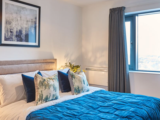 Charles Hope Apartments Birmingham Central Two Bedroom Apartment Bedroom