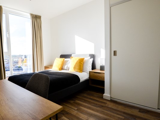 Charles Hope Leicester Studio Apartments 1 And 2 Bedroom Apartment Bedroom.A