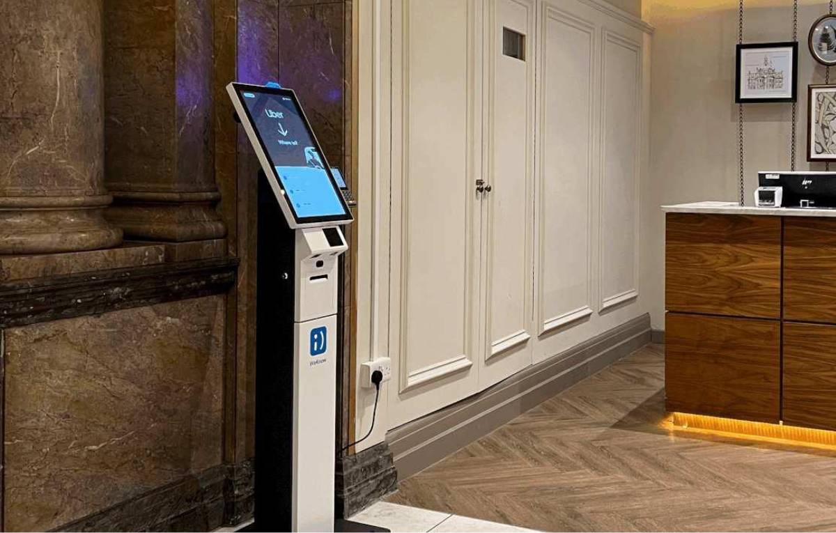 Example of the Digital Concierge Kiosk