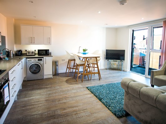 Charles Hope Southampton City Apartments 2 Bedroom Apartment Kitchen Lounge Diner