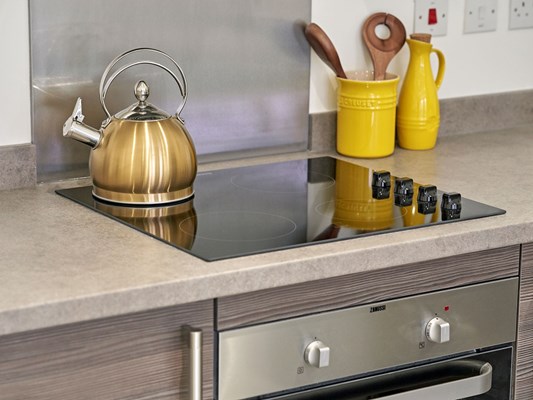 Charles Hope Media City Apartments 2 Bedroom Apartment Kitchen