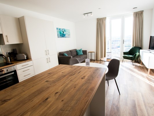 Charles Hope Leicester Studio Apartments 1 And 2 Bedroom Apartment Living Area.D